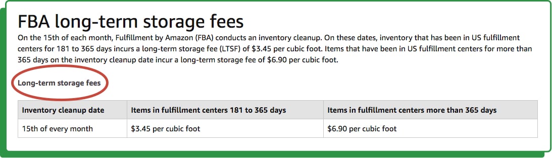 amazon fba fees 2019